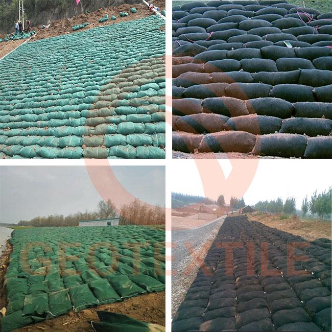 Multi Color Erosion Control Filter Bags , 60cm × 45cm Rivers Land Bags