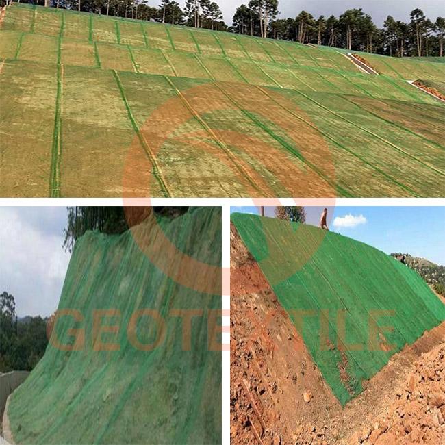 HDPE Erosion Control Barrier , Anti Erosion Mat Plants Protection Layer