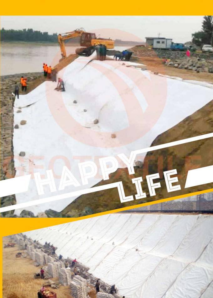 Lightweight Polyester Erosion Control Fabric 1m 6m Roll Width Slope