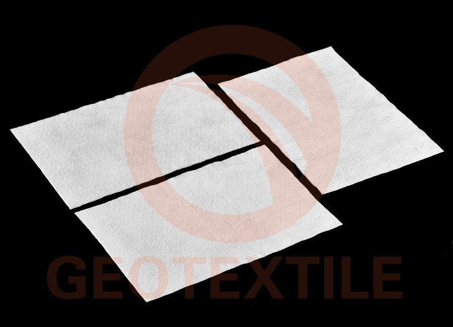 PET 150G Filter Fabric For French Drain , 7.5Kn / M Drainage Filter Cloth