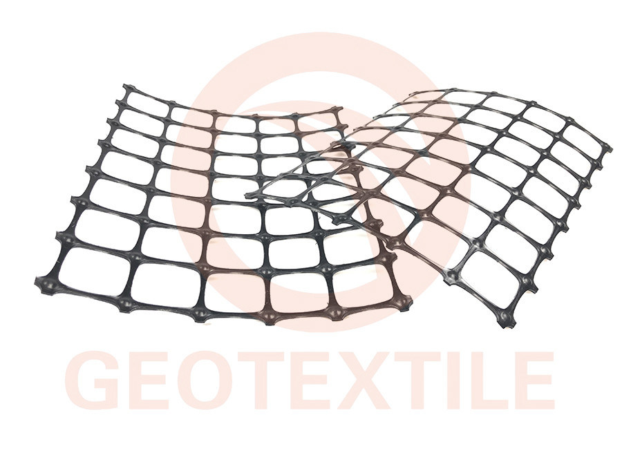 Durable Retaining Wall Reinforcement Grid , High Strength Geogrid