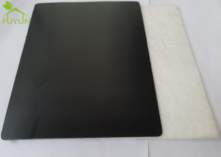2m Width HDPE Composite Geomembrane Liner Sheet 2 Cloth For Canal
