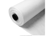 Short Filament Nonwoven Geotextile Fabric 400g Filtration In Road Stabilization