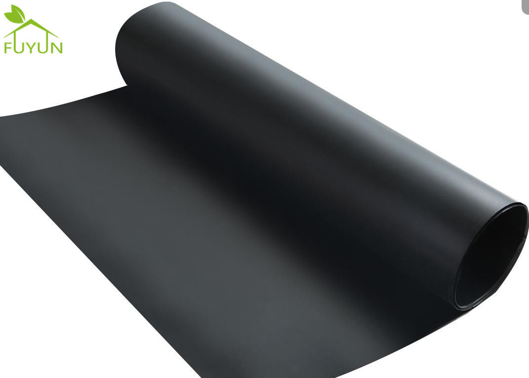 LLDPE Impervious Geotextile Membrane , Black Pond Liner For Sea Cucumber Pool