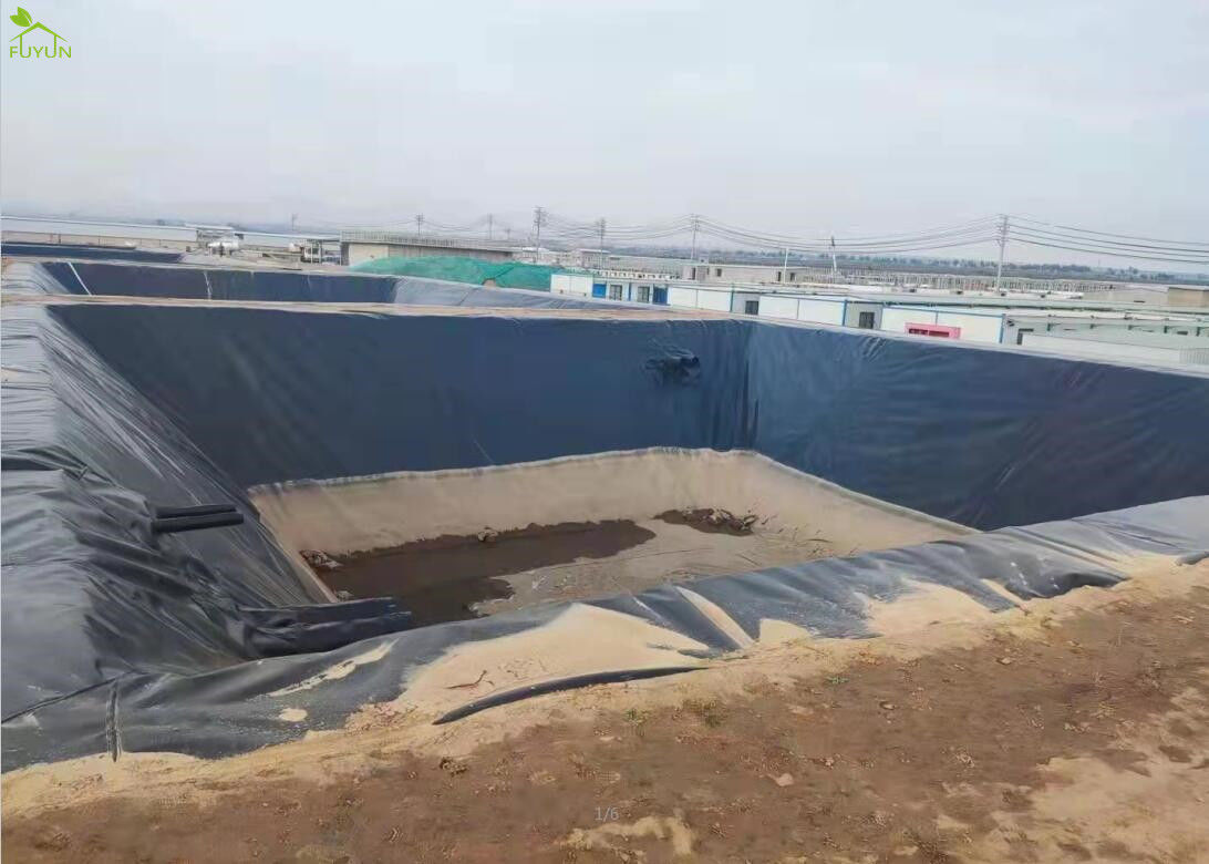 Sewage Lagoons Impervious Geotextile Project 1.5mm HDPE Geomembrane Pond Liner