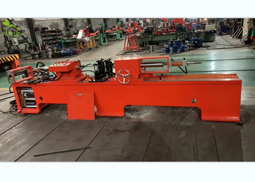Dia 159mm conveyor roller making machine Automatic Pressing Mounting