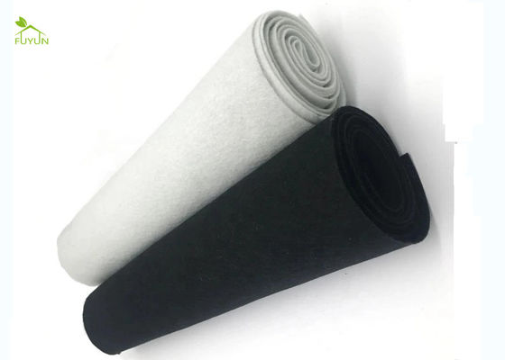 400gsm Black Polypropylene Nonwoven Geotextile Fabric Fiter For Road Embankment